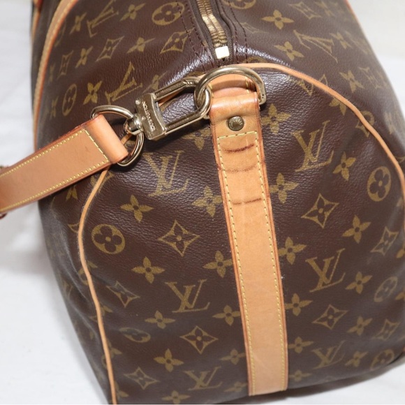 🌹💯Authentic LOuis Vuitton 45 Keepall Bandolier in Monogram🌹 - Picture 10 of 16